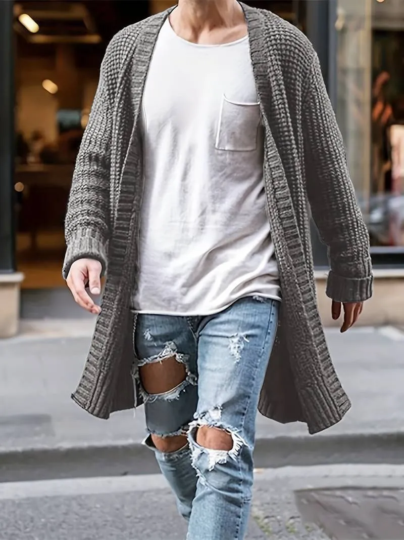 Cardigan tricoté pour hommes
